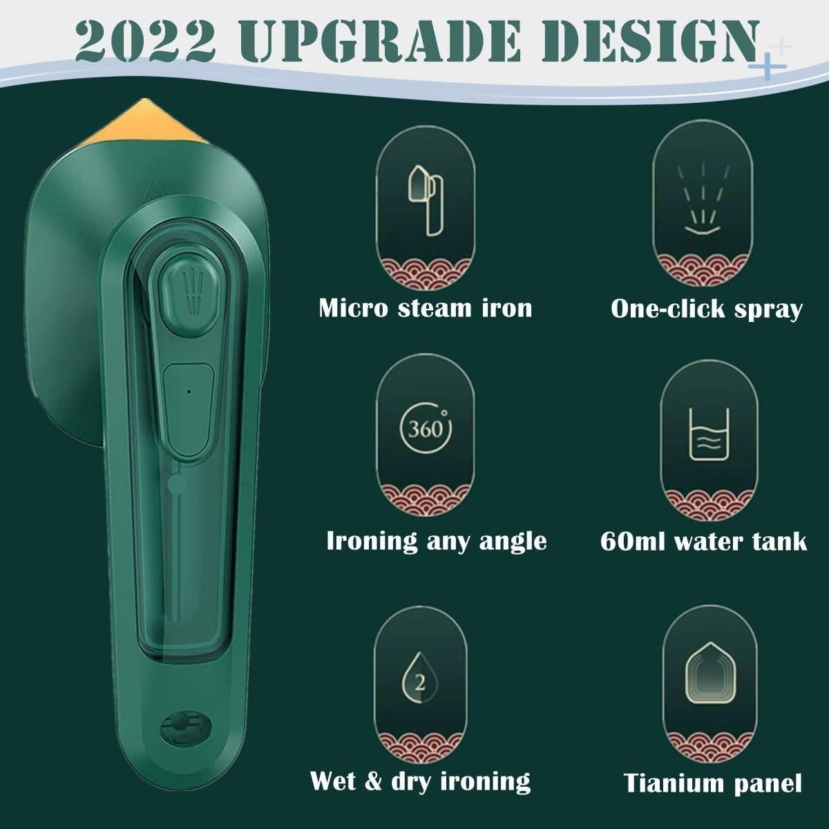 ✨ Portable Iron Travel Steamer for Clothes | Mini Handheld Iron ✨