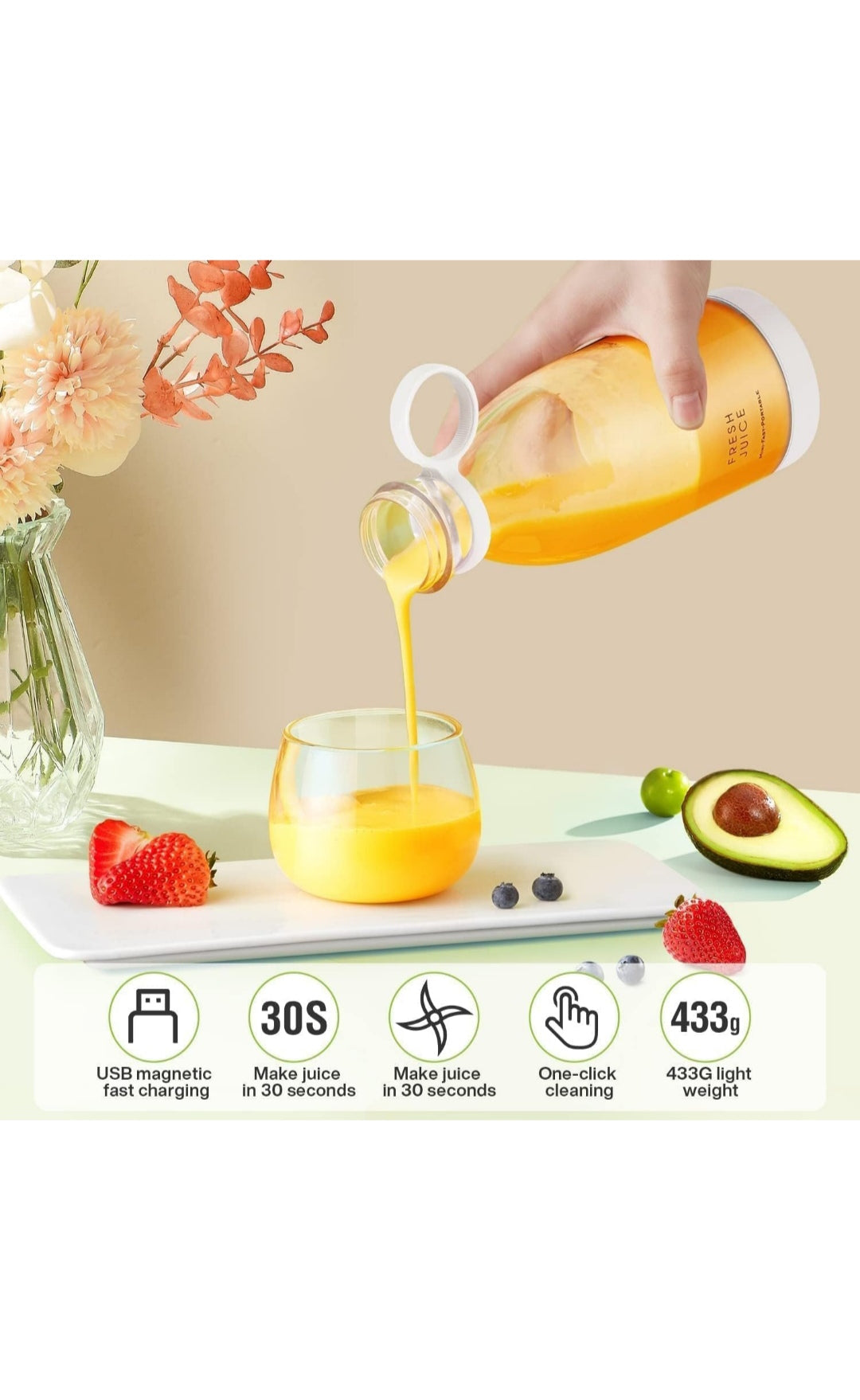 🍊Electric Portable Mini Juicer Bottle