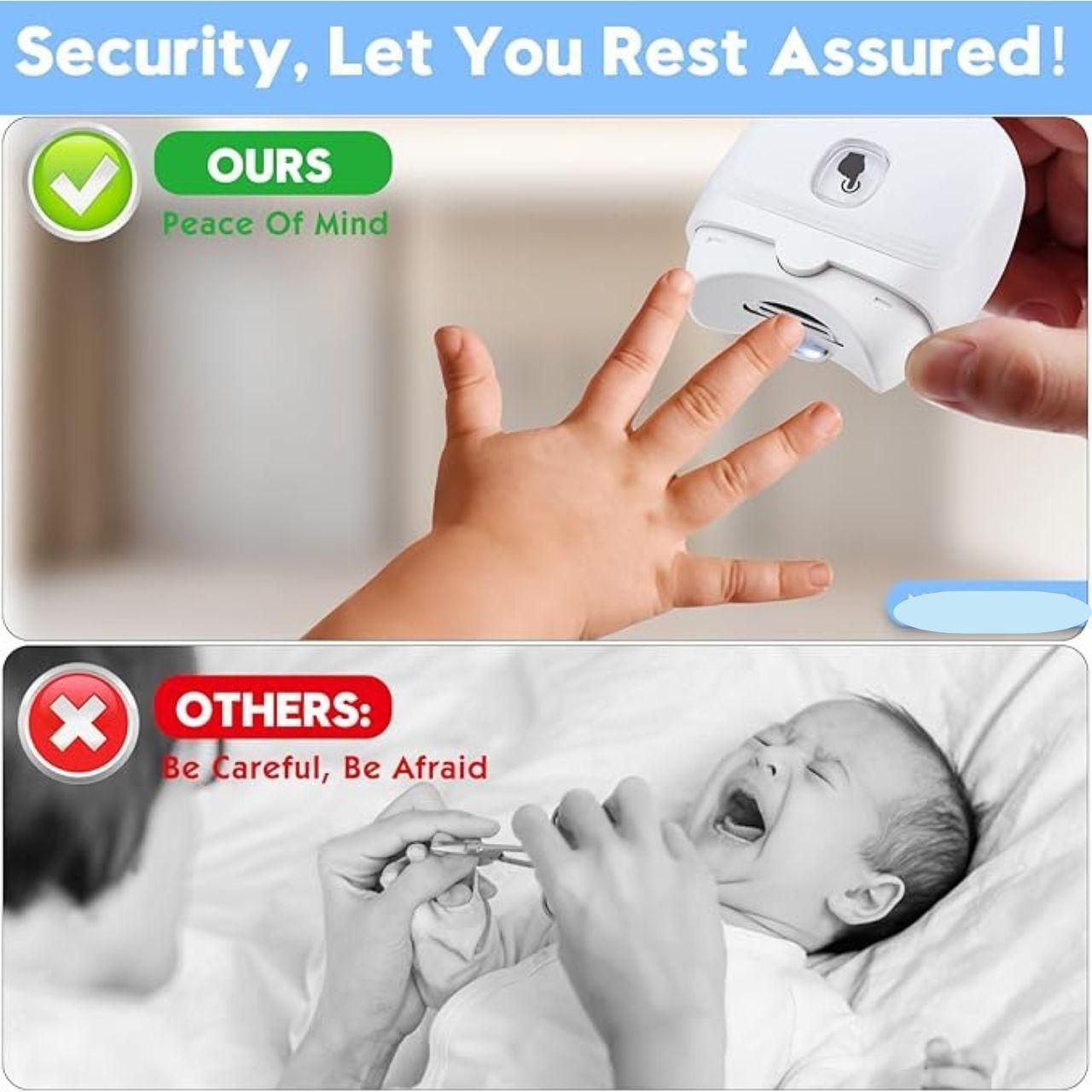 Rechargeable Electric Nail Clipper – Easy, Safe & Stylish Nail Cutting! ⚡