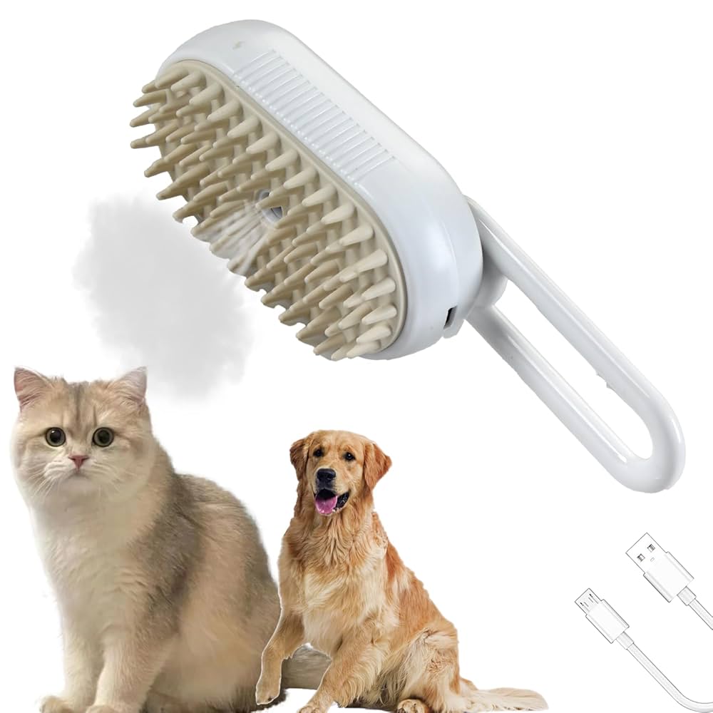 🐾 Steam Brush for Dogs & Cats  🐶🐱