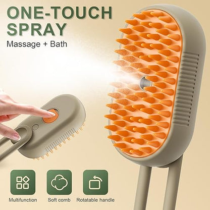 🐾 Steam Brush for Dogs & Cats  🐶🐱